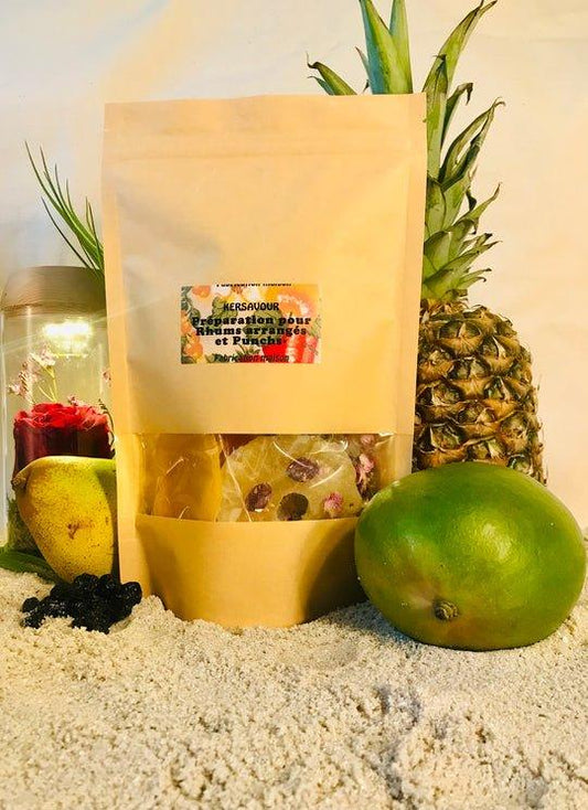 recette rhum arrangé mangue ananas