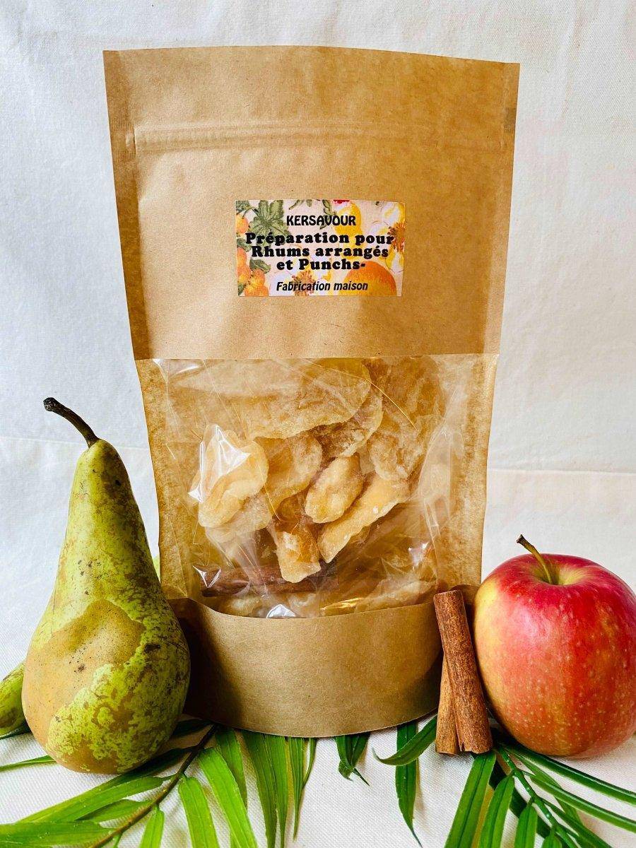 kit rhum arrangé : pomme poire cannelle