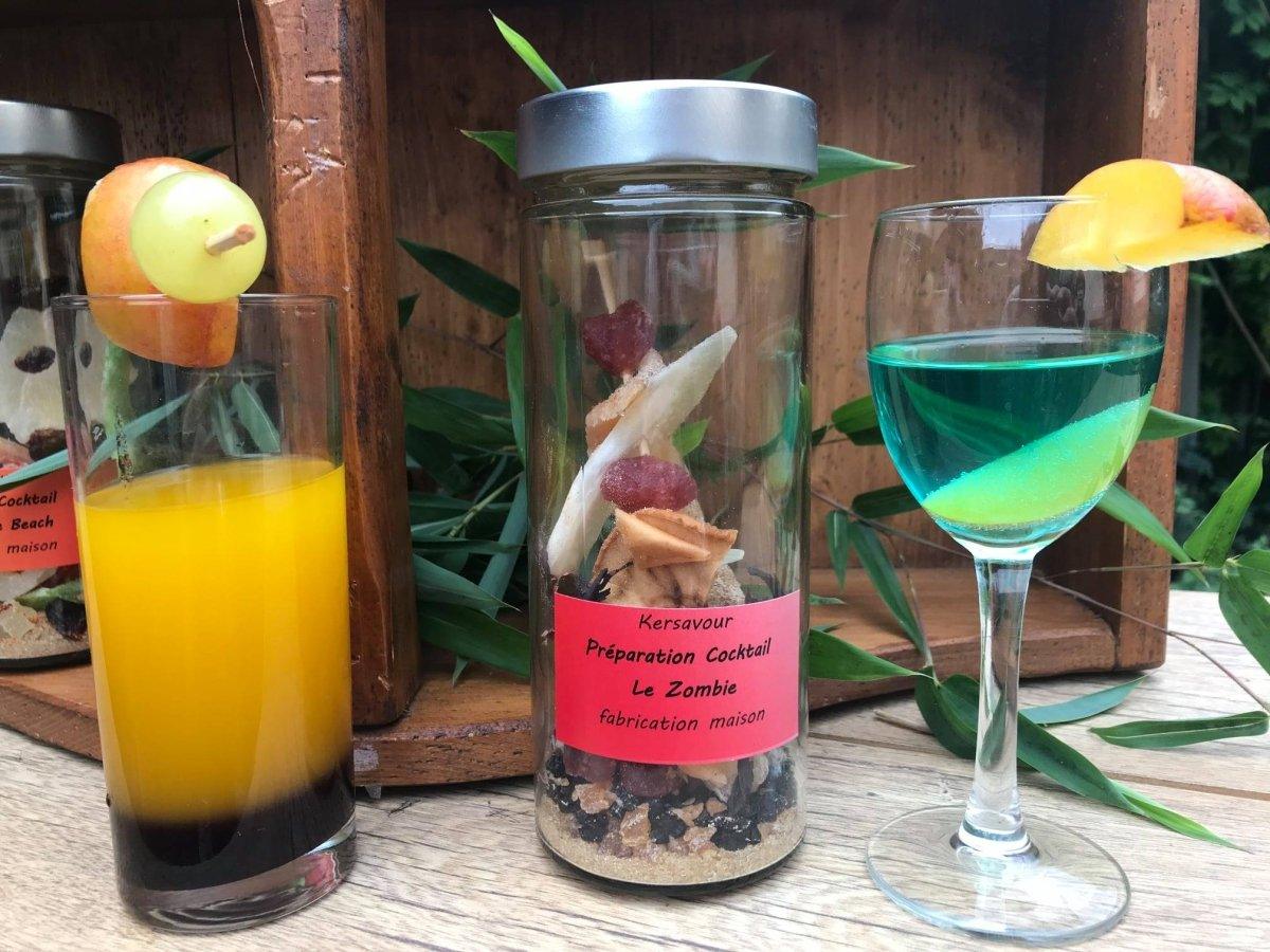 Kit Préparation cocktail Le ZOmbie- décors et ames