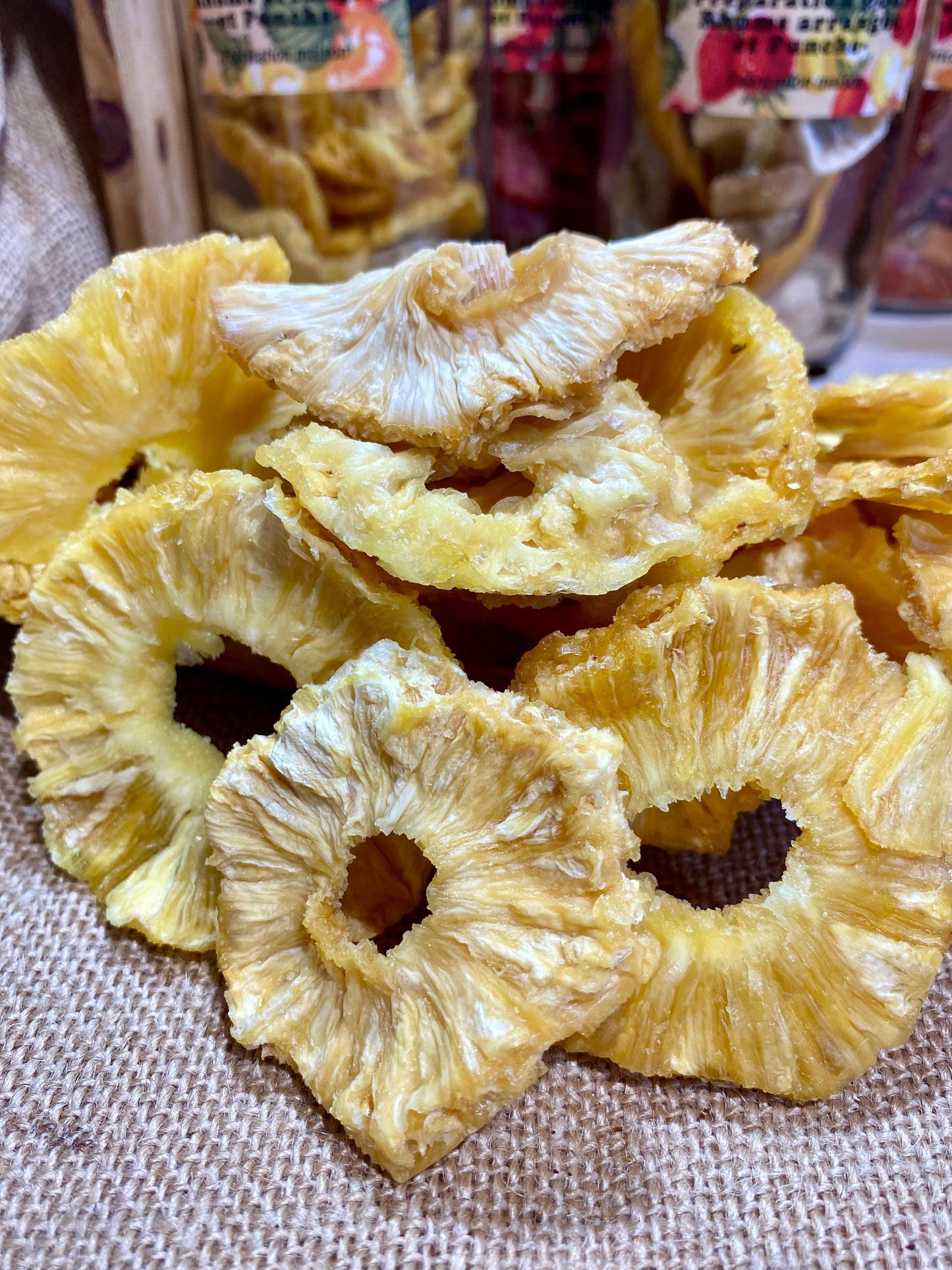 Ananas séché vente en vrac au kilo
