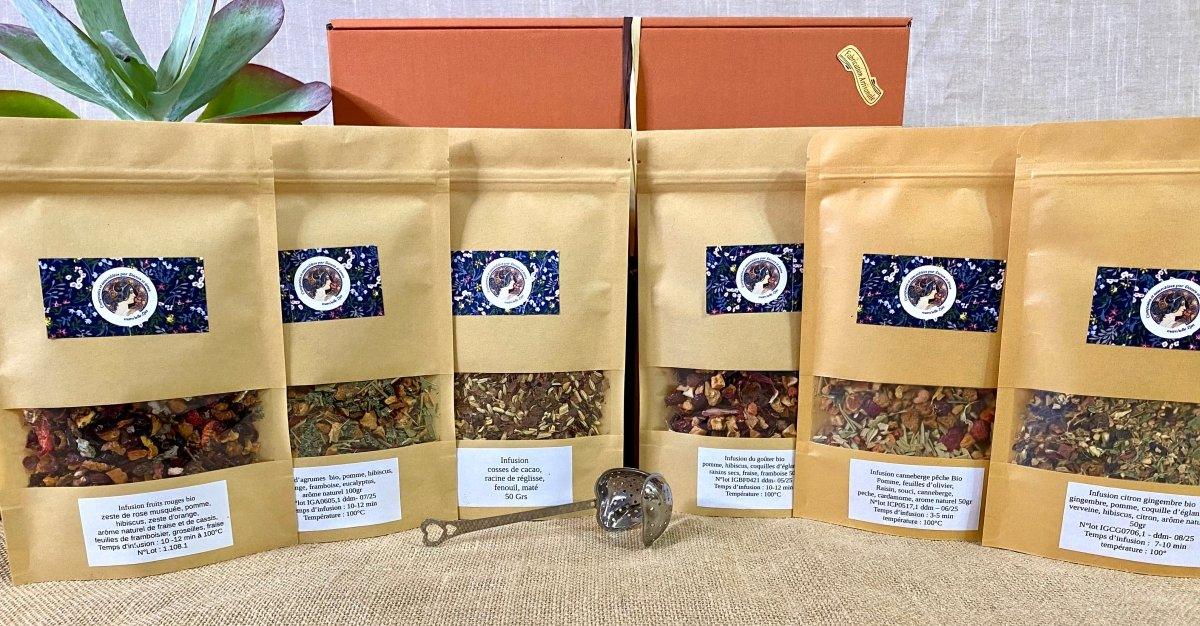Coffret infusion bio | Coffret sélection 6 infusion bio