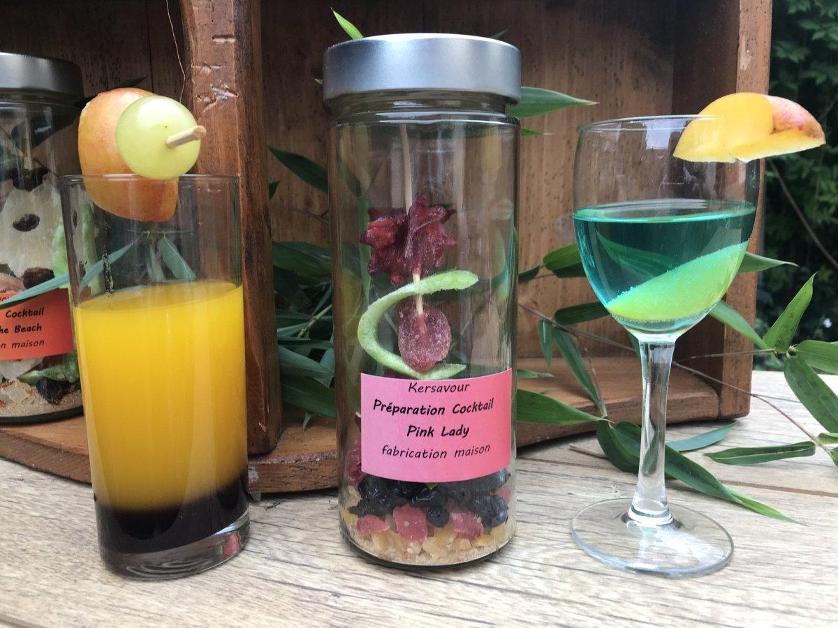 kit préparation cocktail pink lady