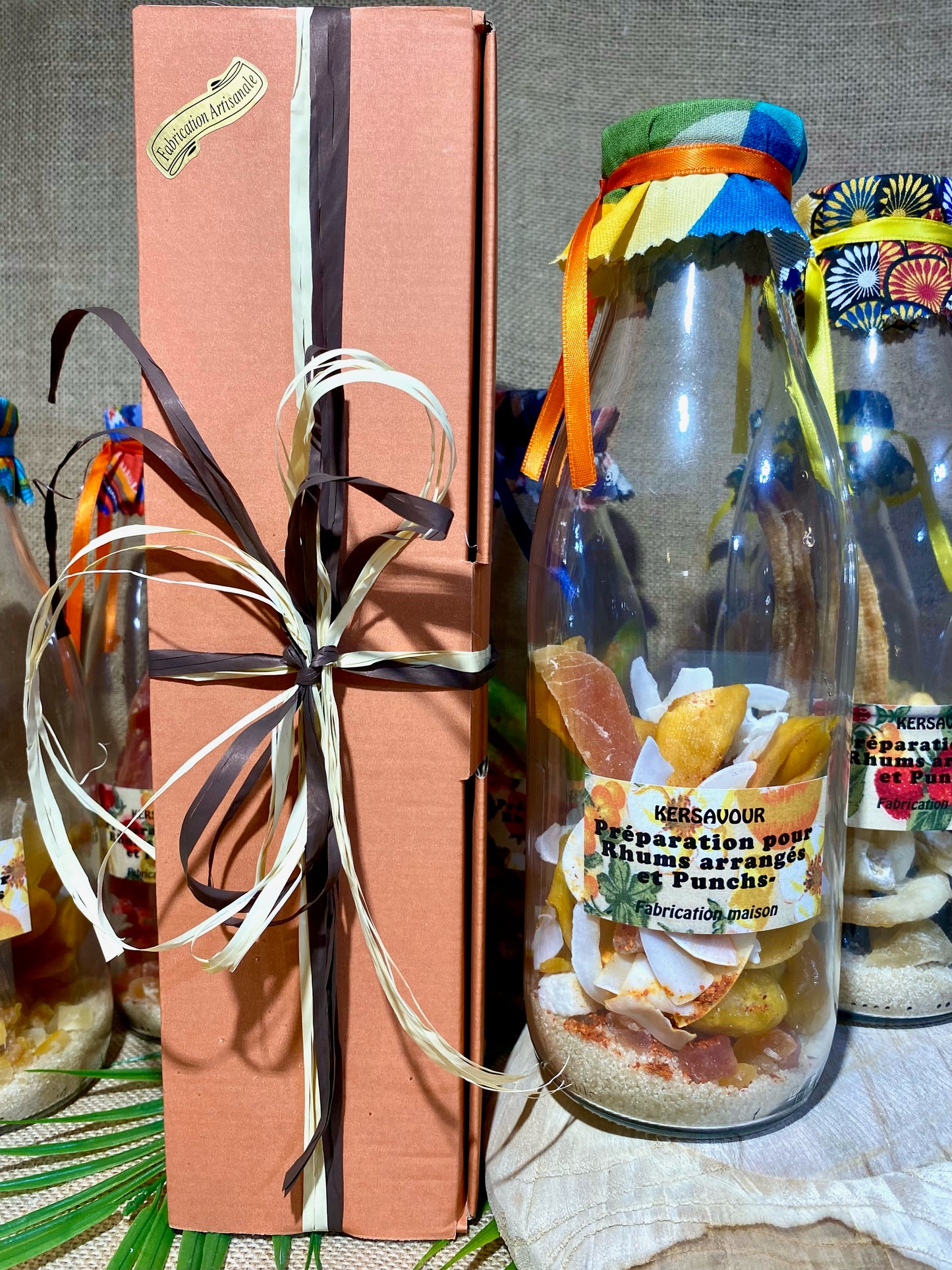Bouteille rhum arrangé | Mangue papaye