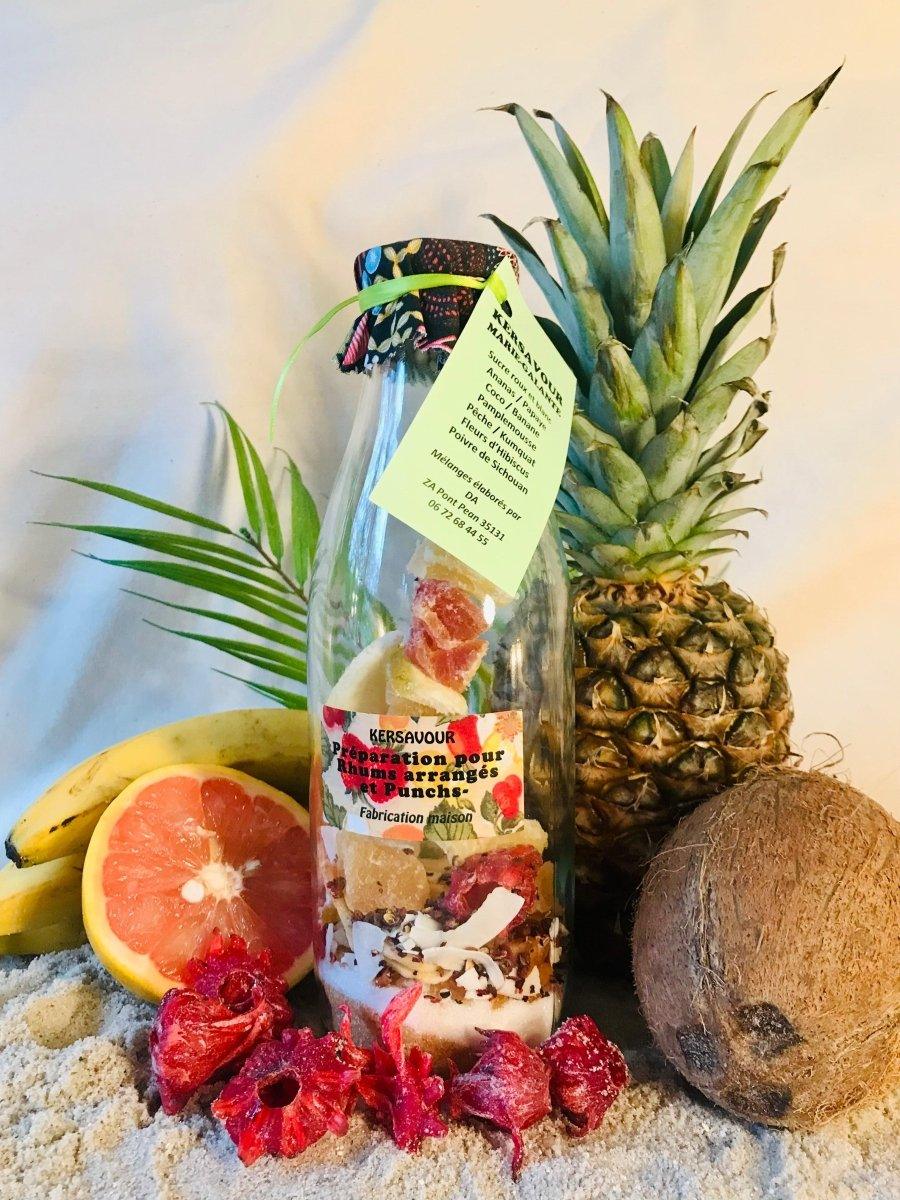 Bouteille rhum arrangé | Préparation La Marie-Galante
