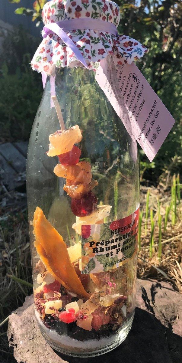 Bouteille rhum arrangé | Préparation La Rhumantique