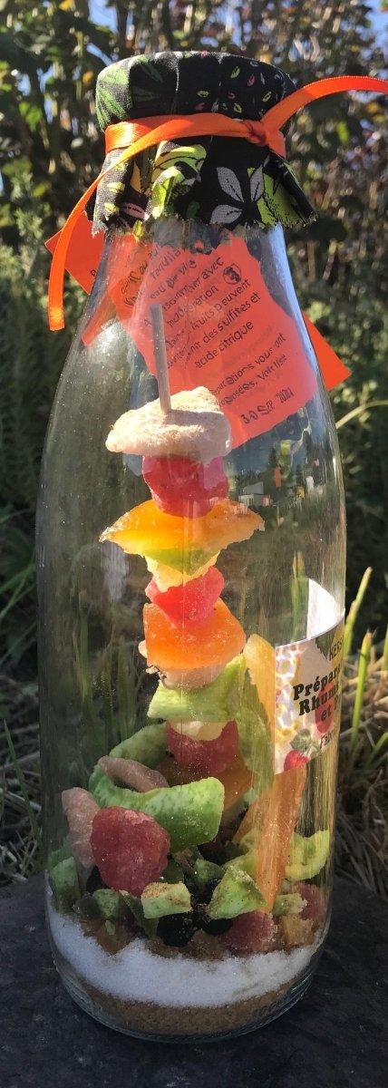 Bouteille pour rhum arrangé La Route du Rhum - Décors et âmes - Kersavour