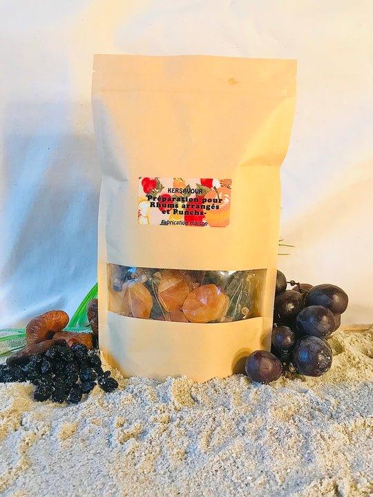 Coffret rhum arrangé : abricot, figue, raisin, myrtilles, cannelle