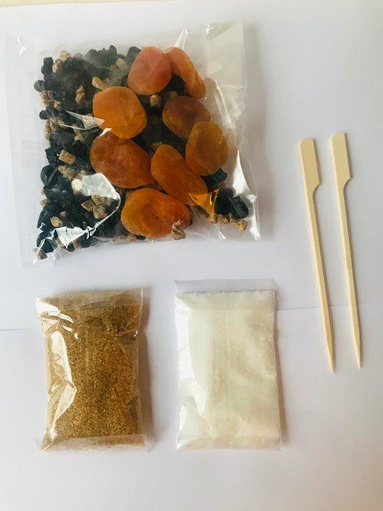 Coffret rhum arrangé : abricot, figue, raisin, myrtilles, cannelle
