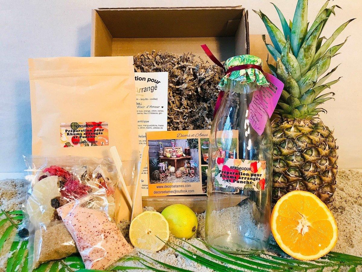 Coffret rhum arrangé : L'élixir d'amour
