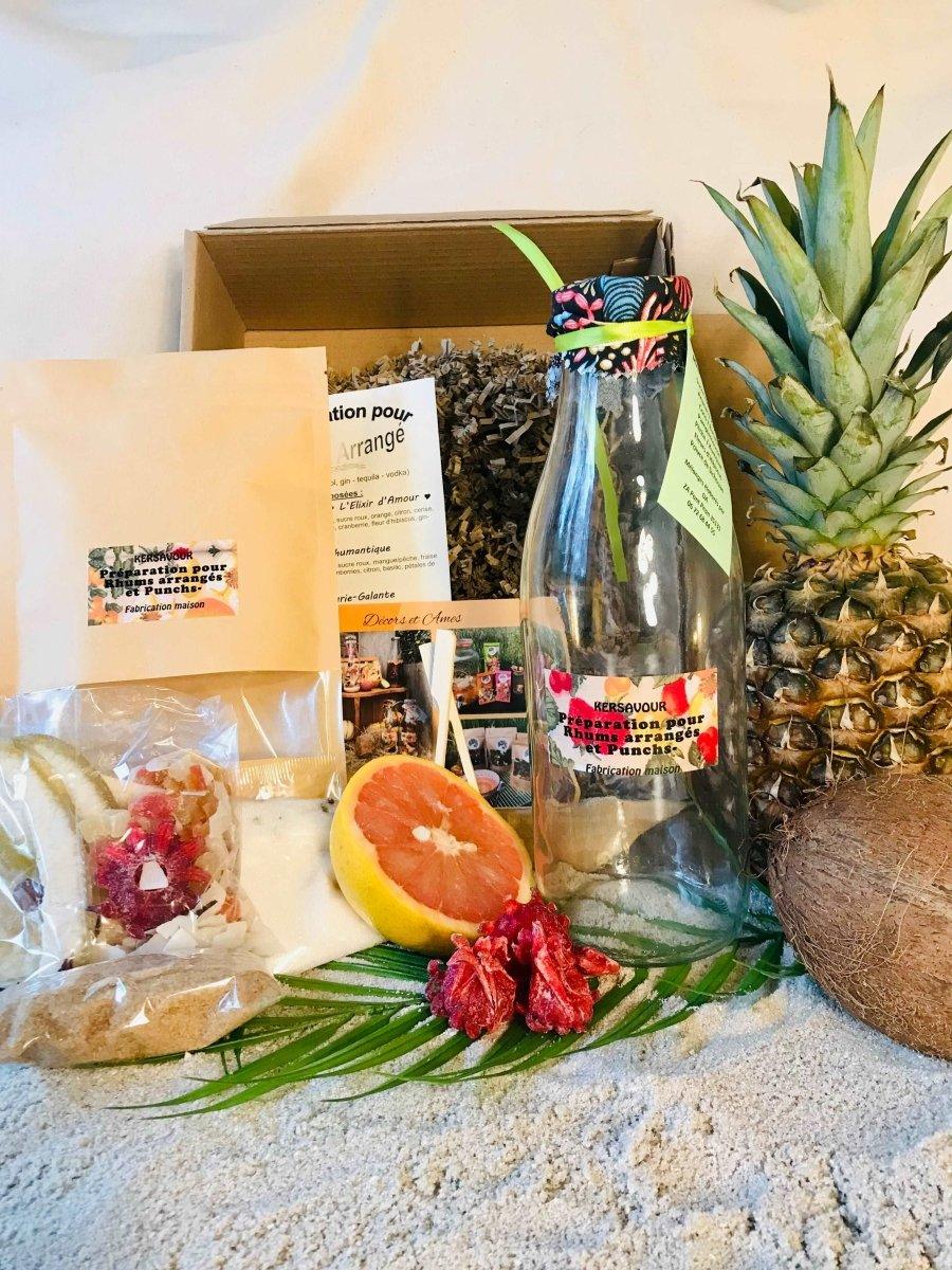 Coffret rhum arrangé marie galante