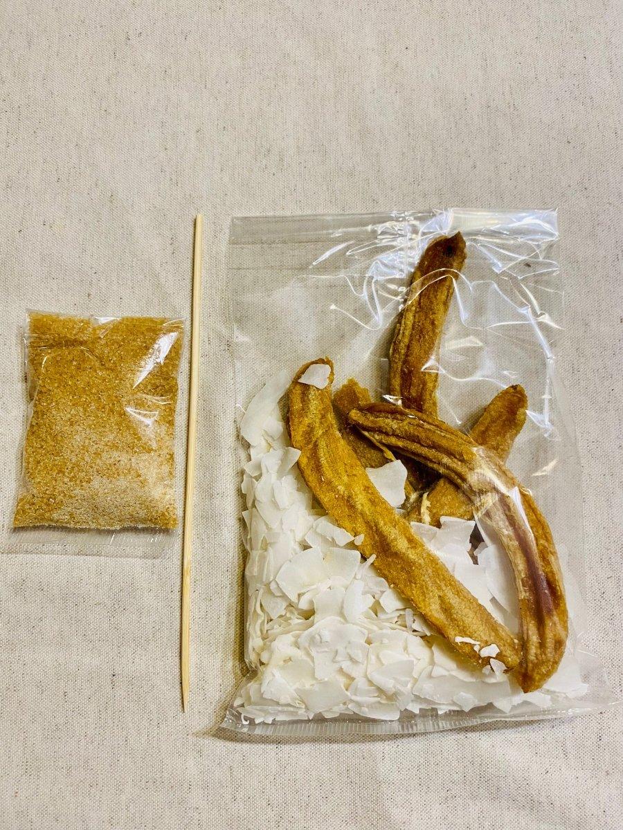 sachet rhum arrangé : banane noix de coco