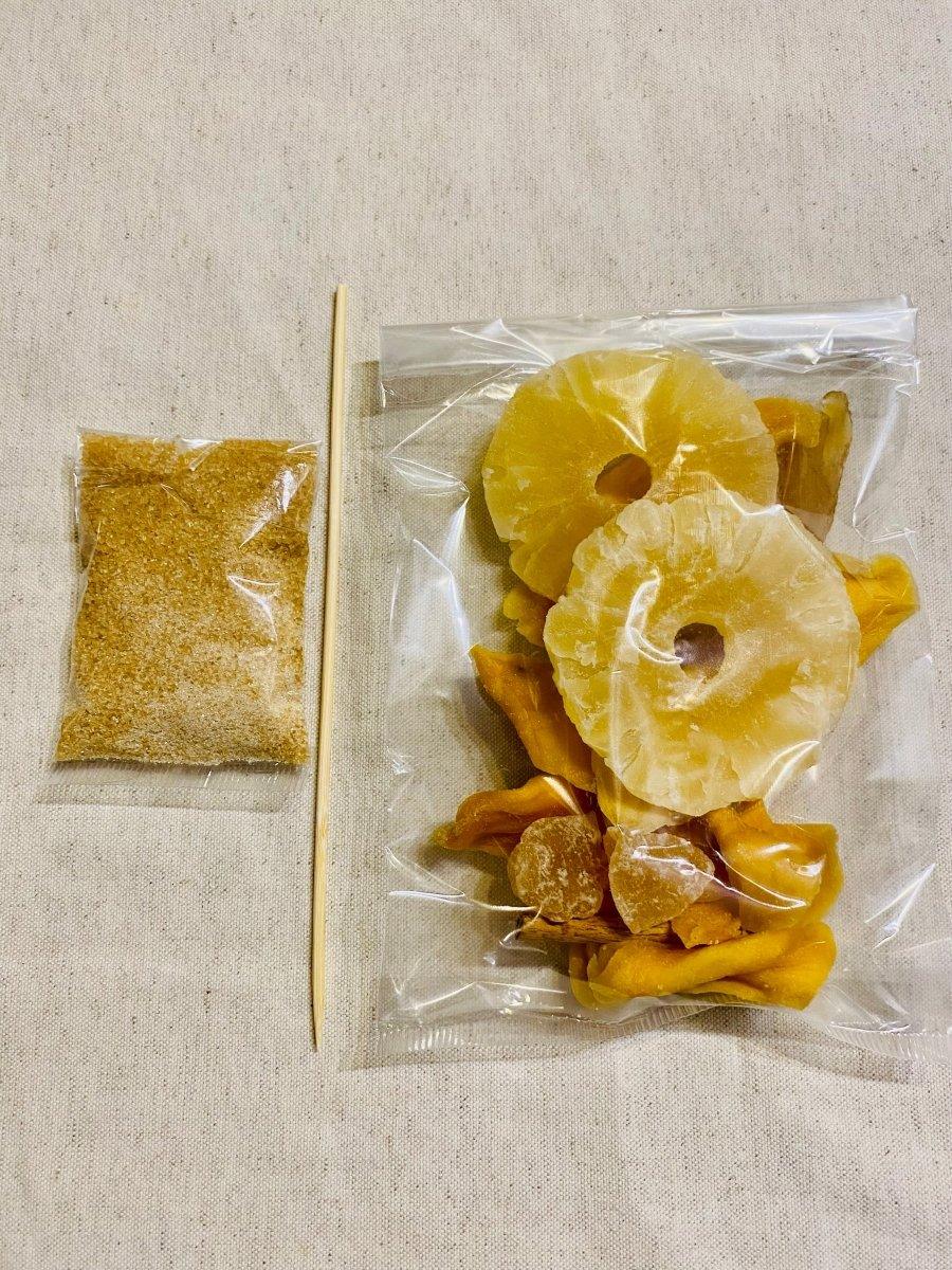 Sachet rhum arrangé : Ananas mangue orange gingembre