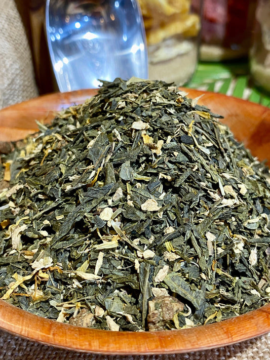 Thé vert ananas gingembre | Biologique