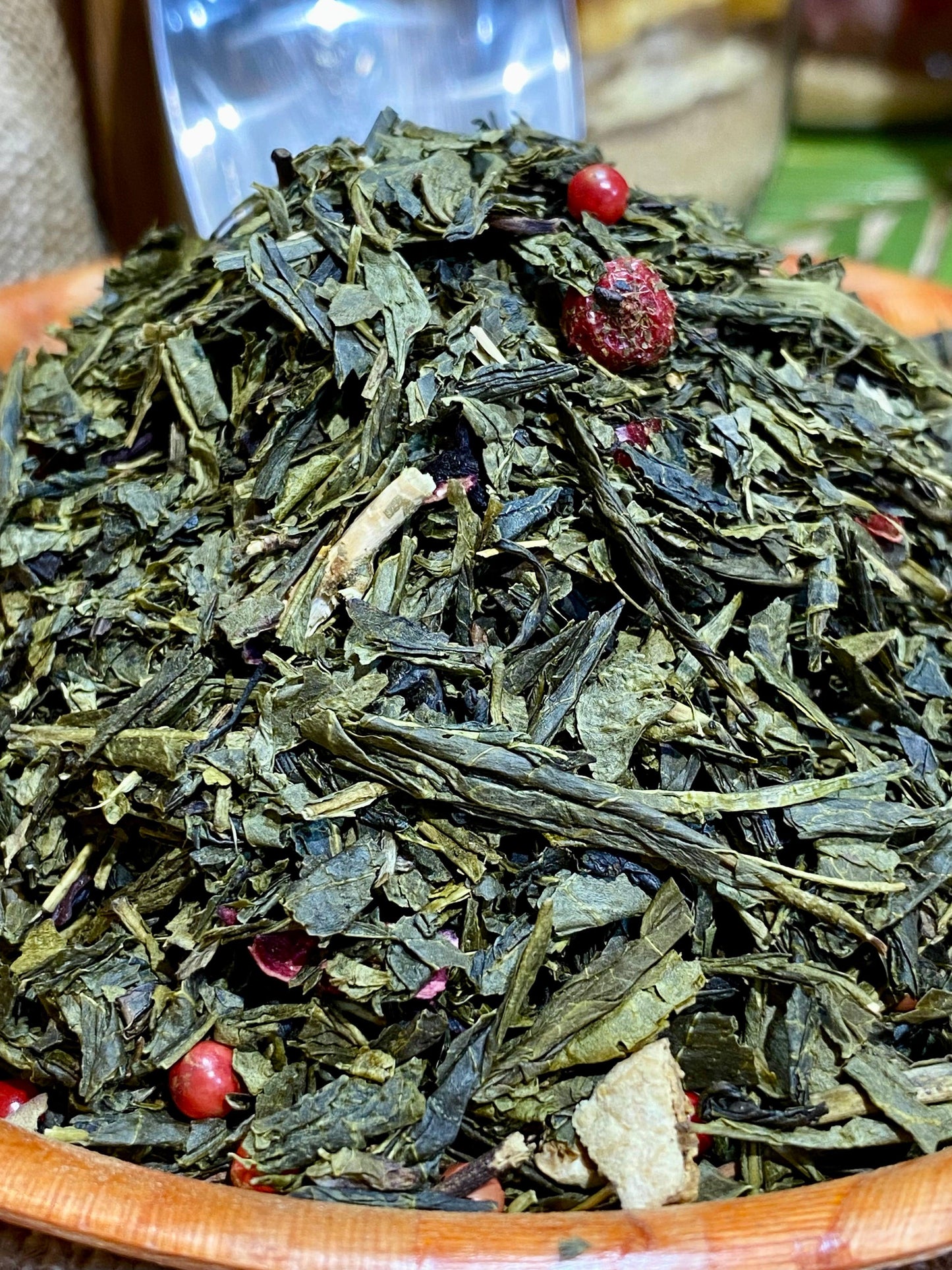 Thé vert Pomme cassis bio