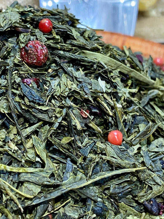 Thé vert Pomme cassis bio