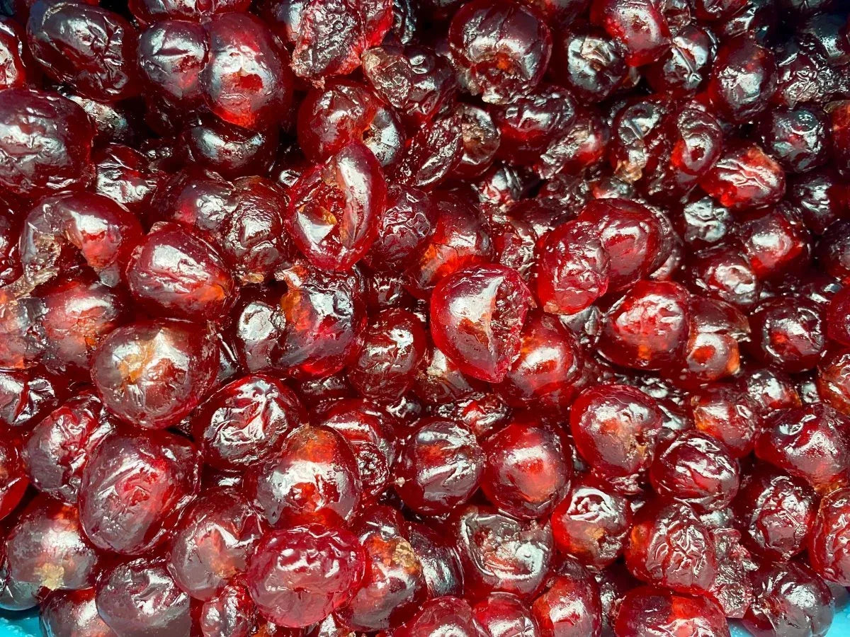 Bigarreaux confits – cerises confites sucrées et moelleuses, ingrédient polyvalent pour desserts, pâtisseries, cocktails et garnitures maison