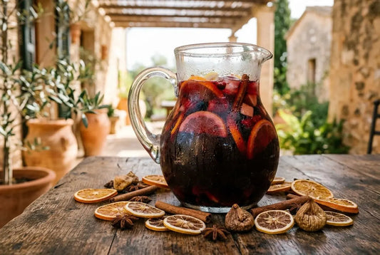 Recette de sangria aux fruits séchés réhydratés : orange et citron