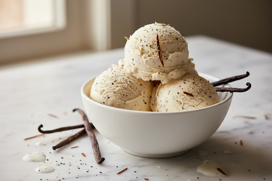 Glace à la Vanille Maison Sans Sorbière
