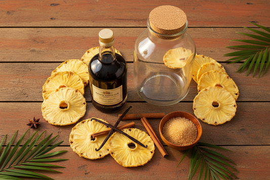 Comment préparer un rhum arrangé à l'ananas déshydraté