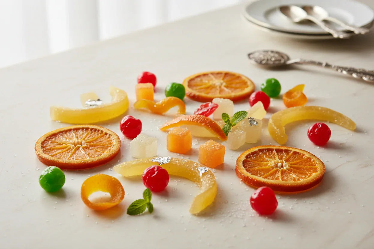 Fruits confits pour pâtisserie – mélange cakes et brioches