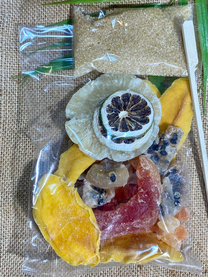 Sachet rhum arrangé exotique | Ananas passion papaye mangue