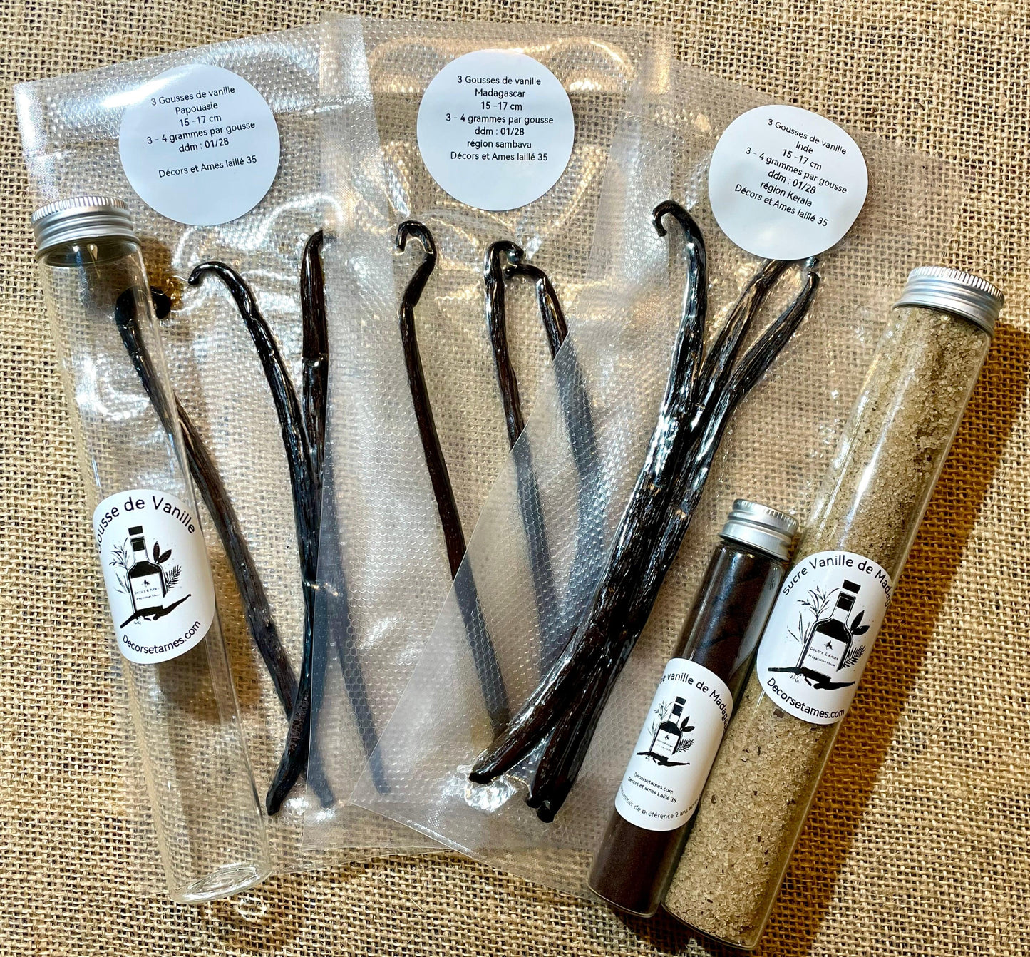 Coffret Découverte Vanille cadeau
