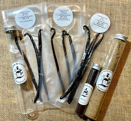 Coffret Découverte Vanille cadeau