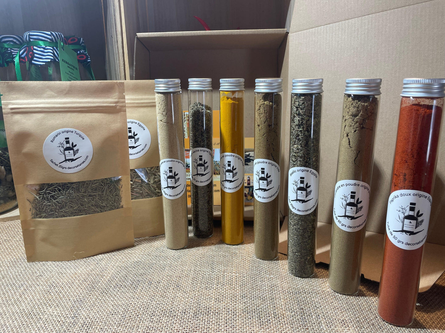 Coffret Découverte Épices et herbes aromatiques à offrir