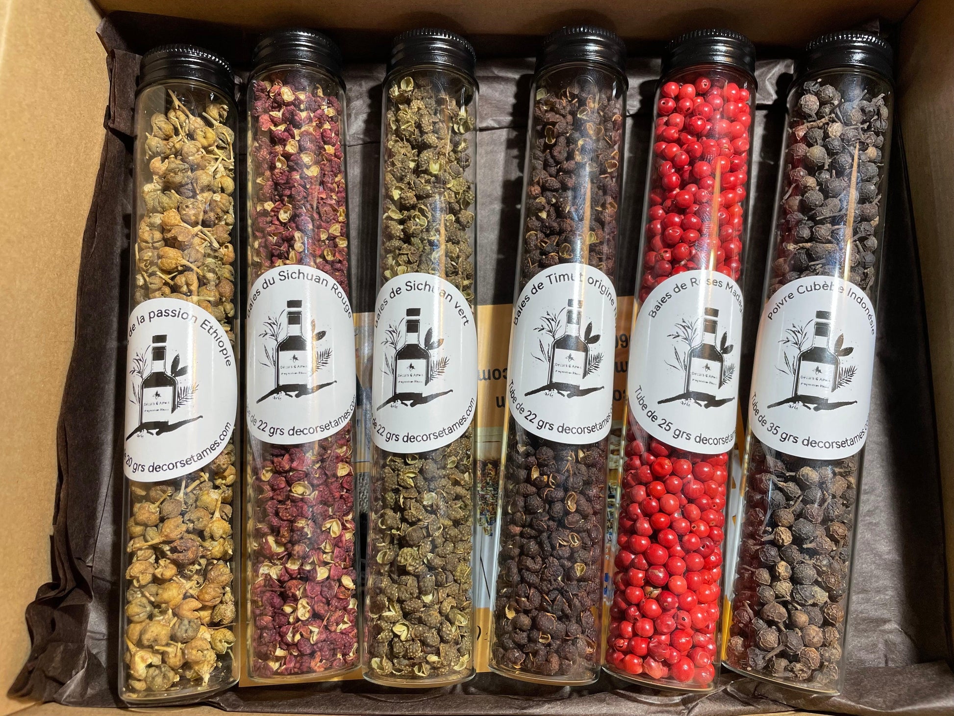 Coffret Faux Poivres & Baies Aromatiques à offrir
