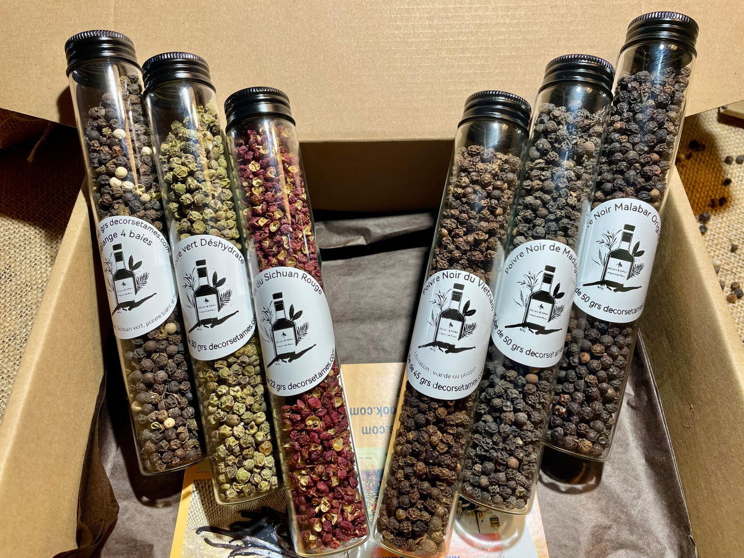 Coffret Poivre Découverte tubes