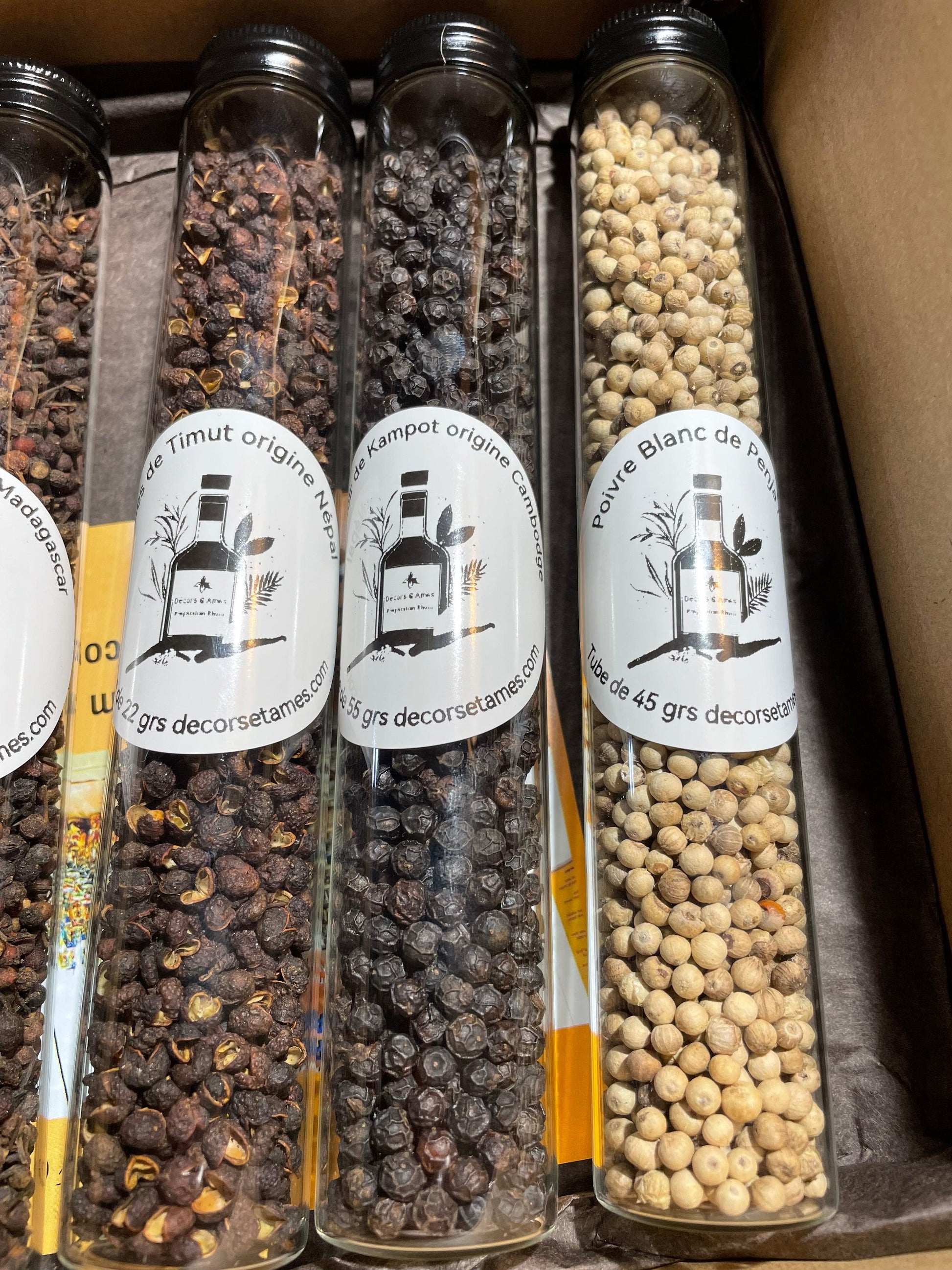 Coffret Poivres Premium cadeau pour les fêtes