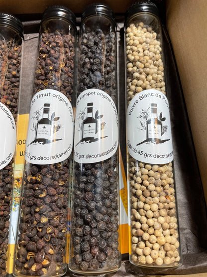 Coffret Poivres Premium cadeau pour les fêtes