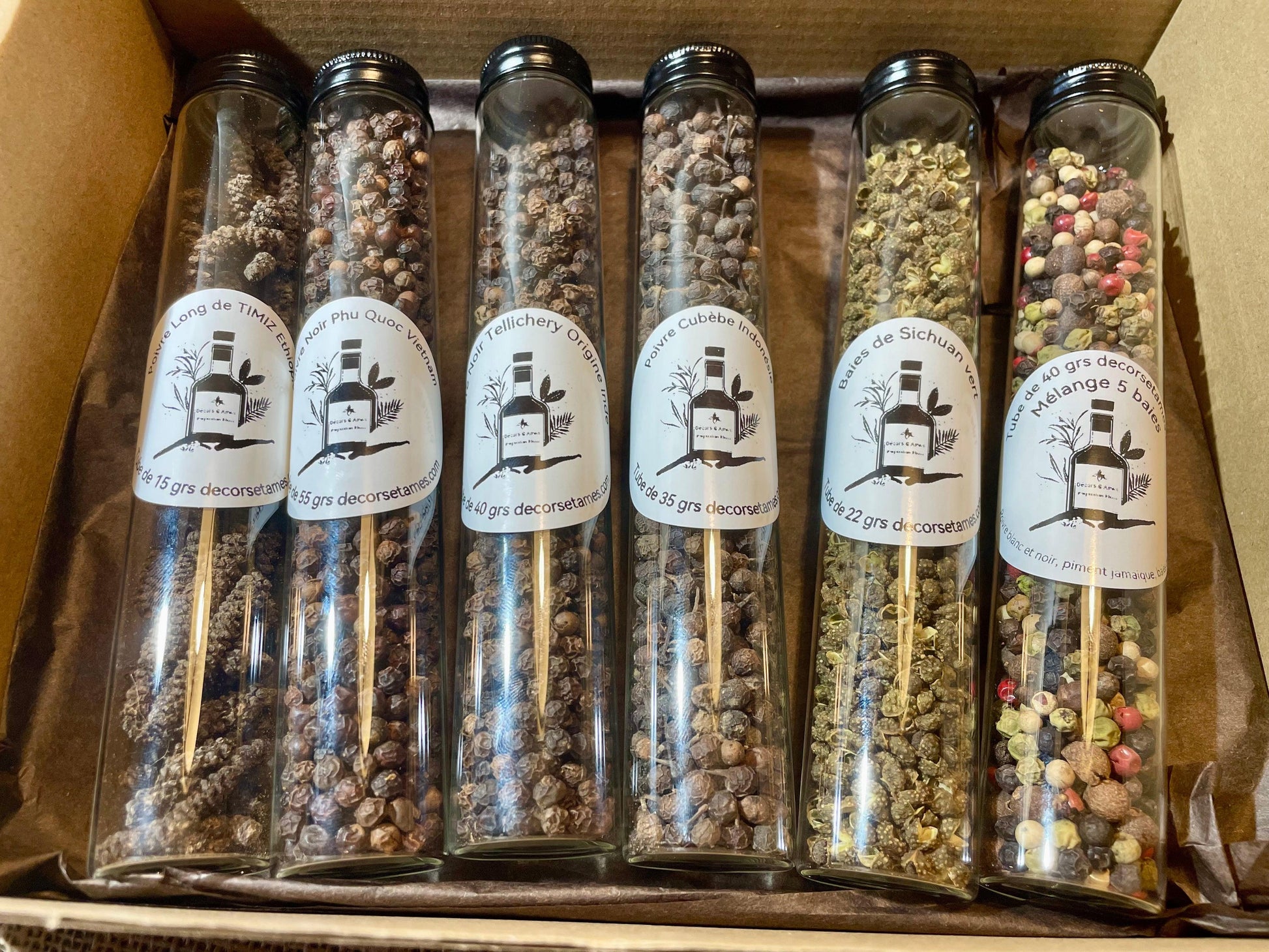 Coffret Poivres du Monde