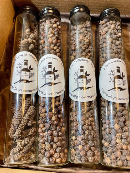 Coffret Poivres du Monde cadeau