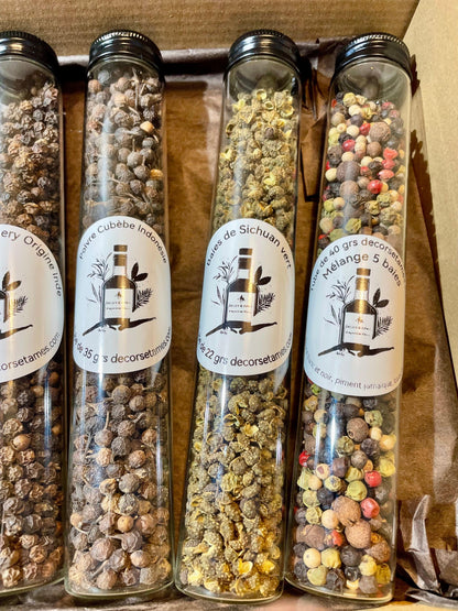 Coffret Poivres du Monde tubes