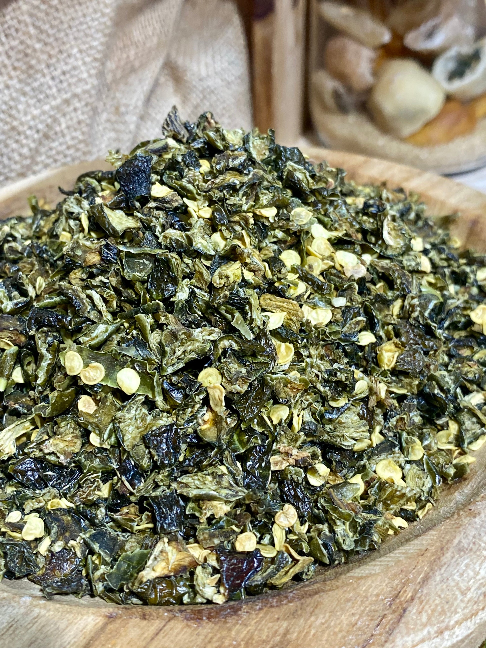 Piment Jalapeño vert | Flocons séchés | Achat, recettes, utilisations
