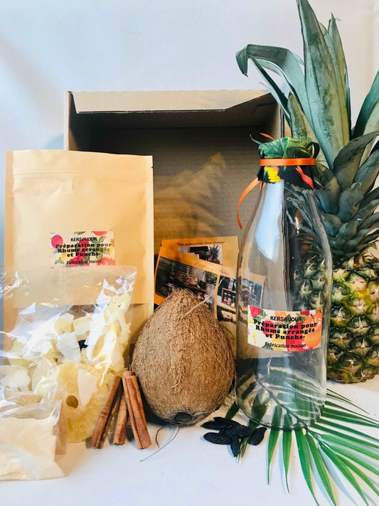 Coffret rhum arrangé : Ananas coco Tonka