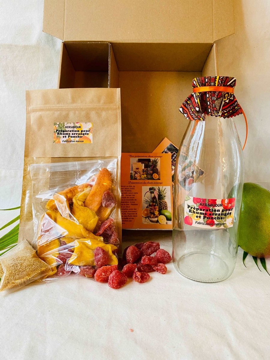 Kit rhum arrangé : fraise mangue piment