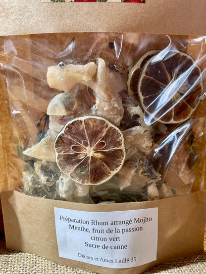 Sachet Rhum arrangé Mojito passion