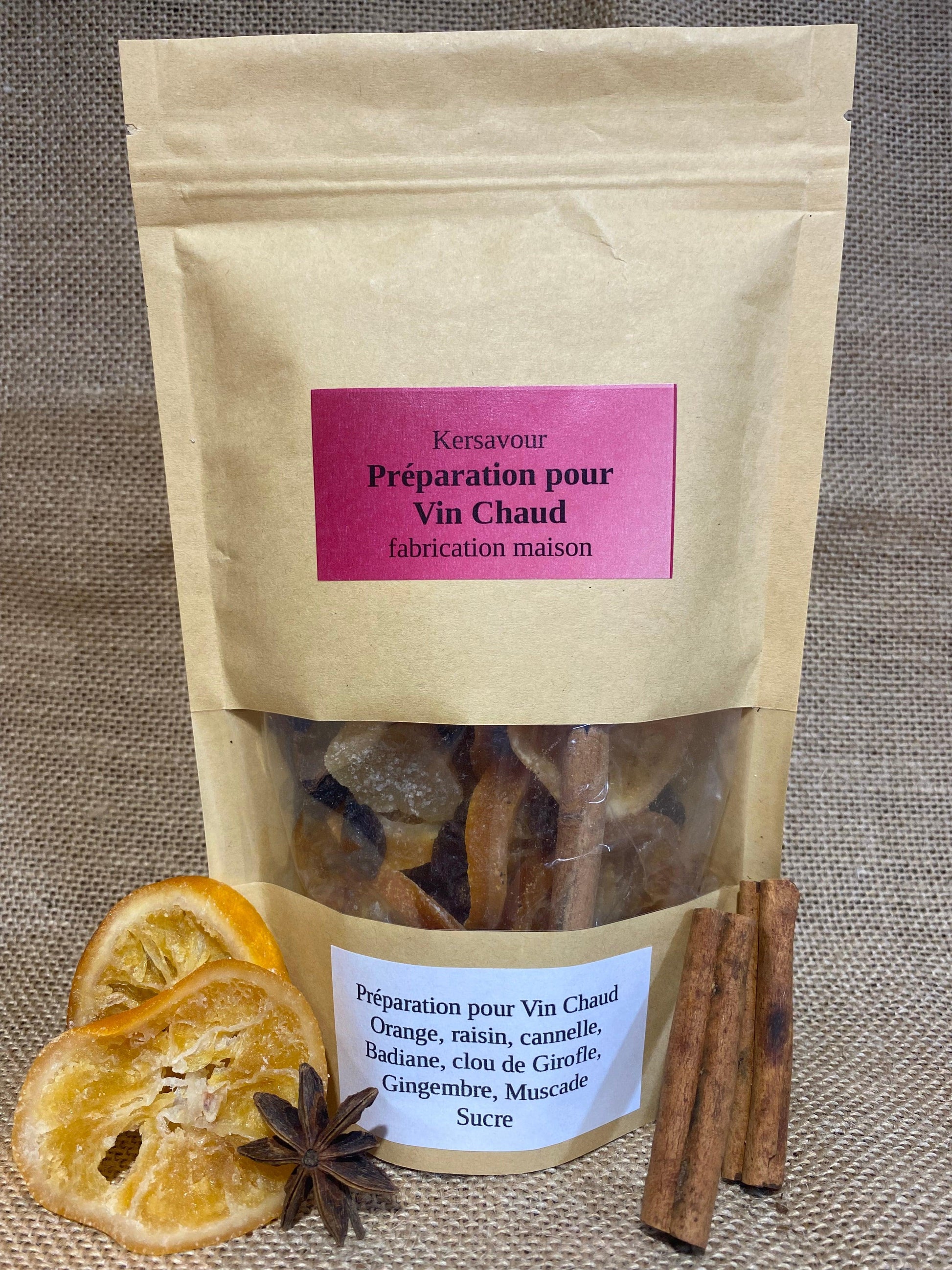 Kit vin chaud | Kersavour, préparation pour faire un vin chaud maison