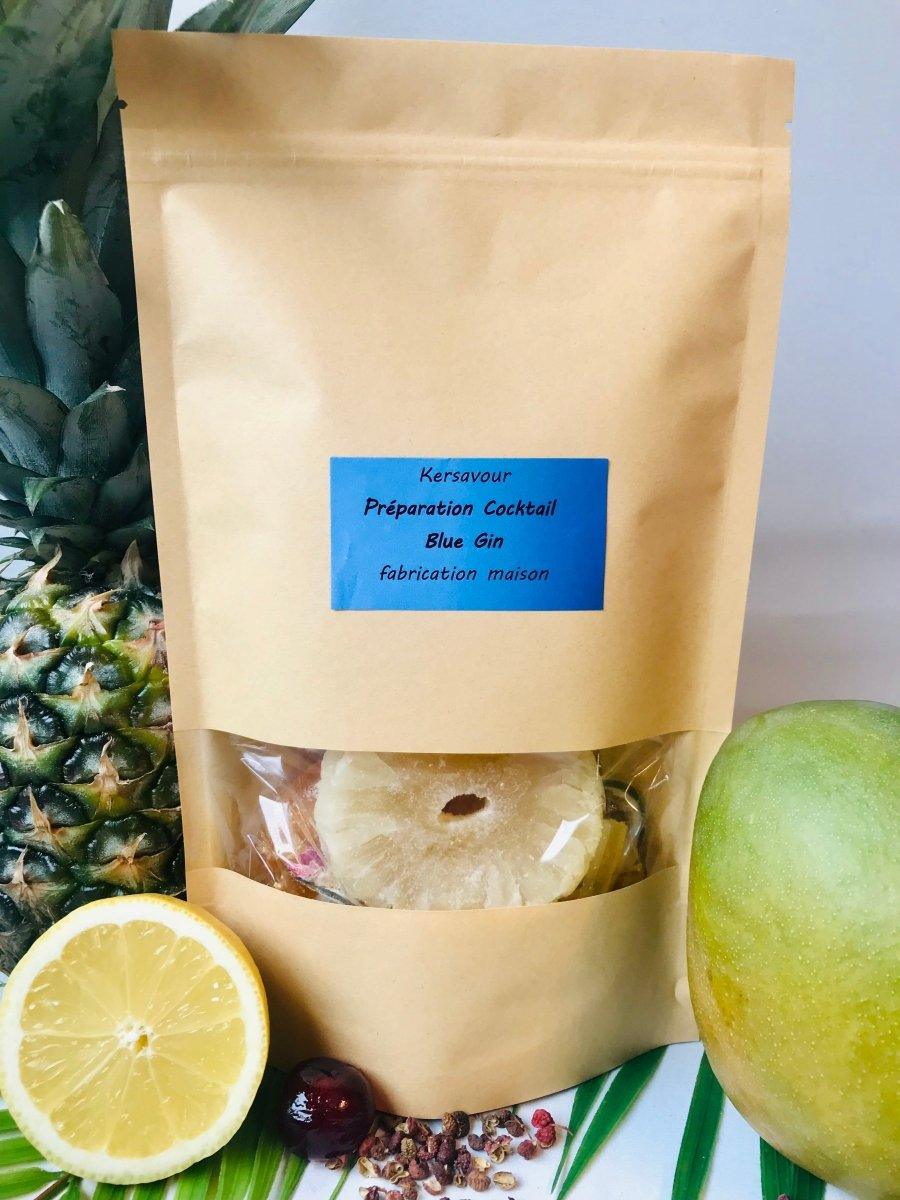 sachet préparation cocktail Le Blue gin