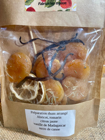 Sachet de préparation artisanale abricot romarin