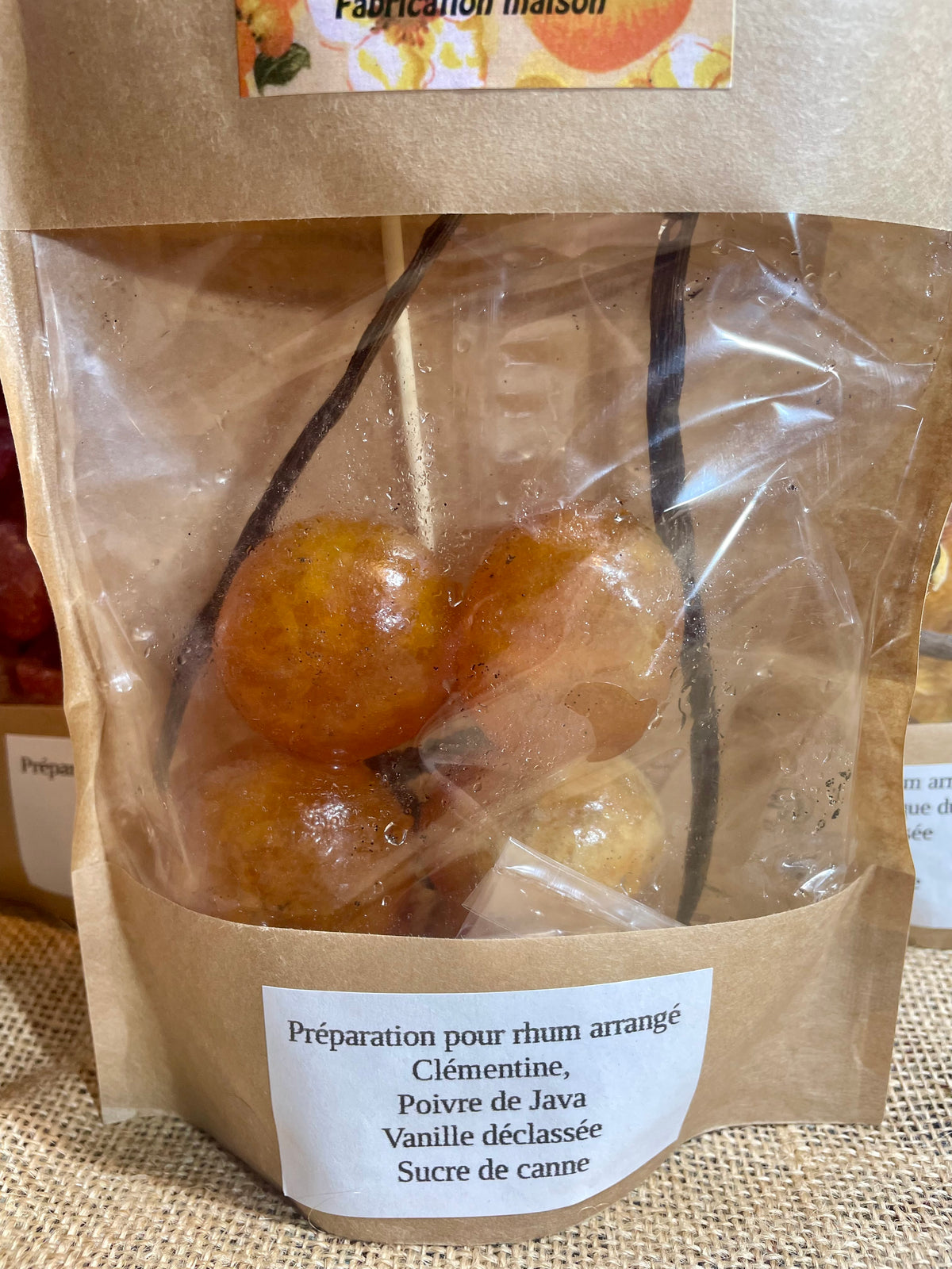 Sachet de préparation artisanale clémentine