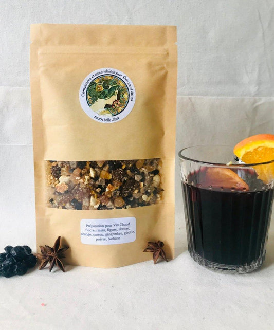 Sachet vin chaud, kit pour préparation vin chaud maison