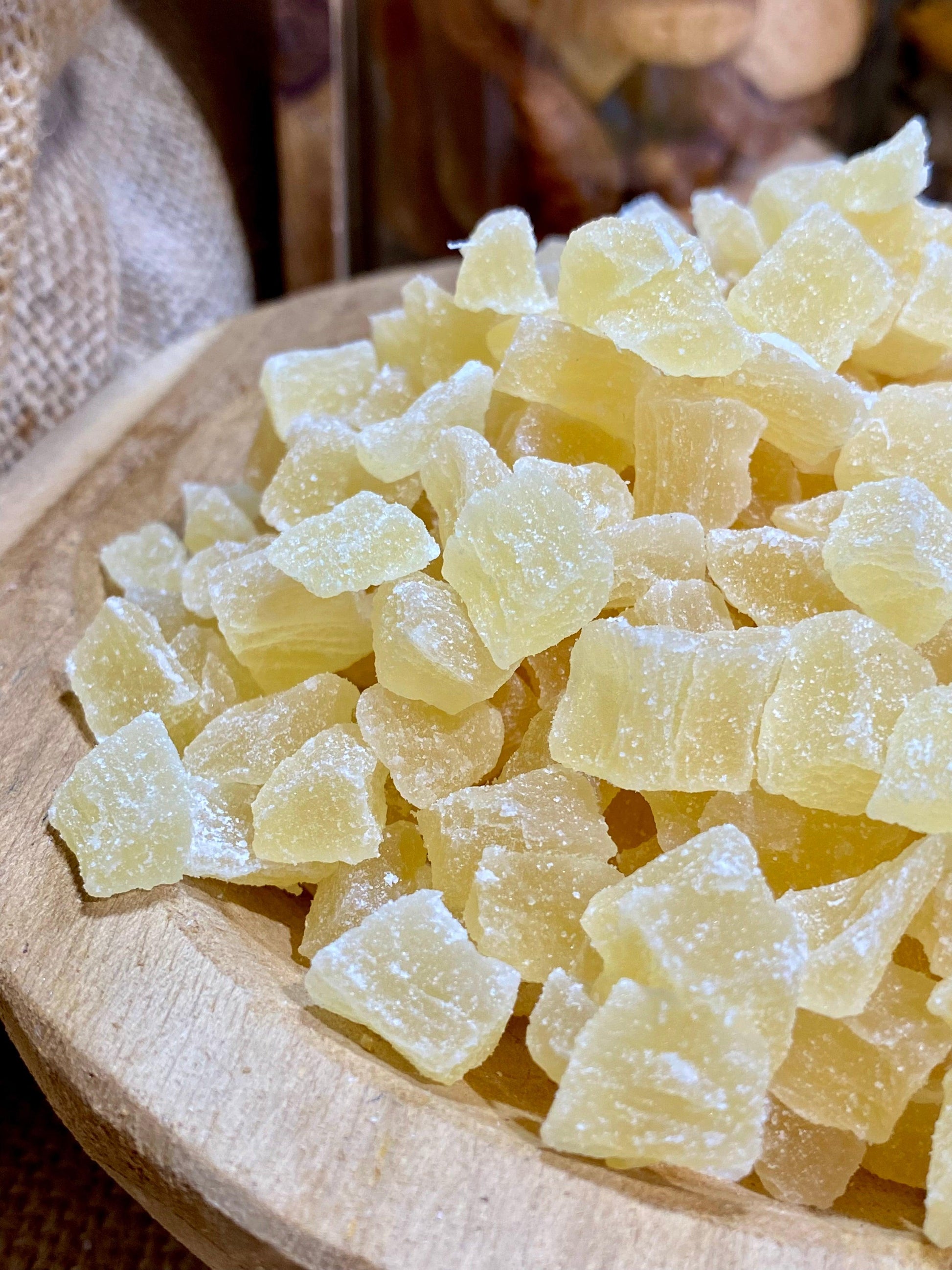 Cubes d’ananas déshydraté faciles à doser pour recettes précises