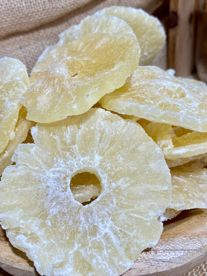 Ananas déshydraté à intégré dans une recette sucrée-salée exotique