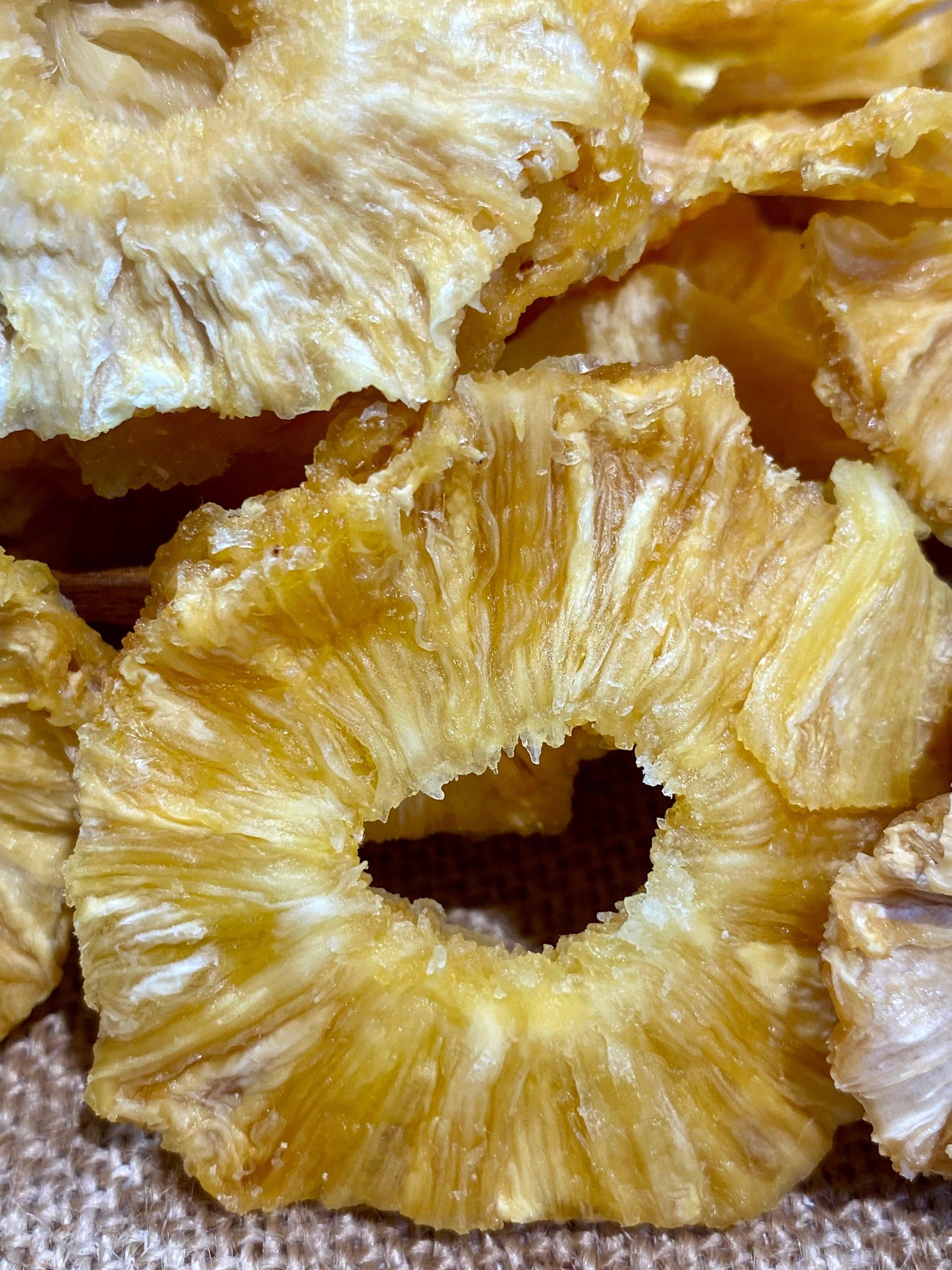 ananas séché 100 % fruit riche en fibres