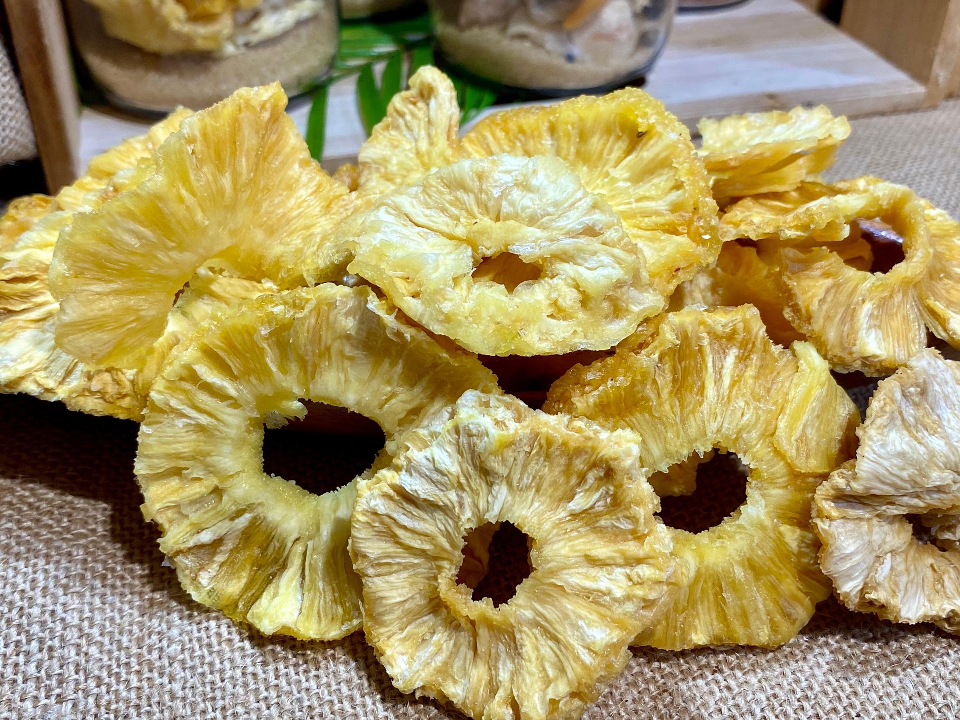 Tranches d’ananas séché naturel sans sucre ajouté