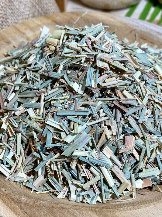 Citronnelle séchée en copeaux – herbe aromatique naturelle pour cuisine et infusion