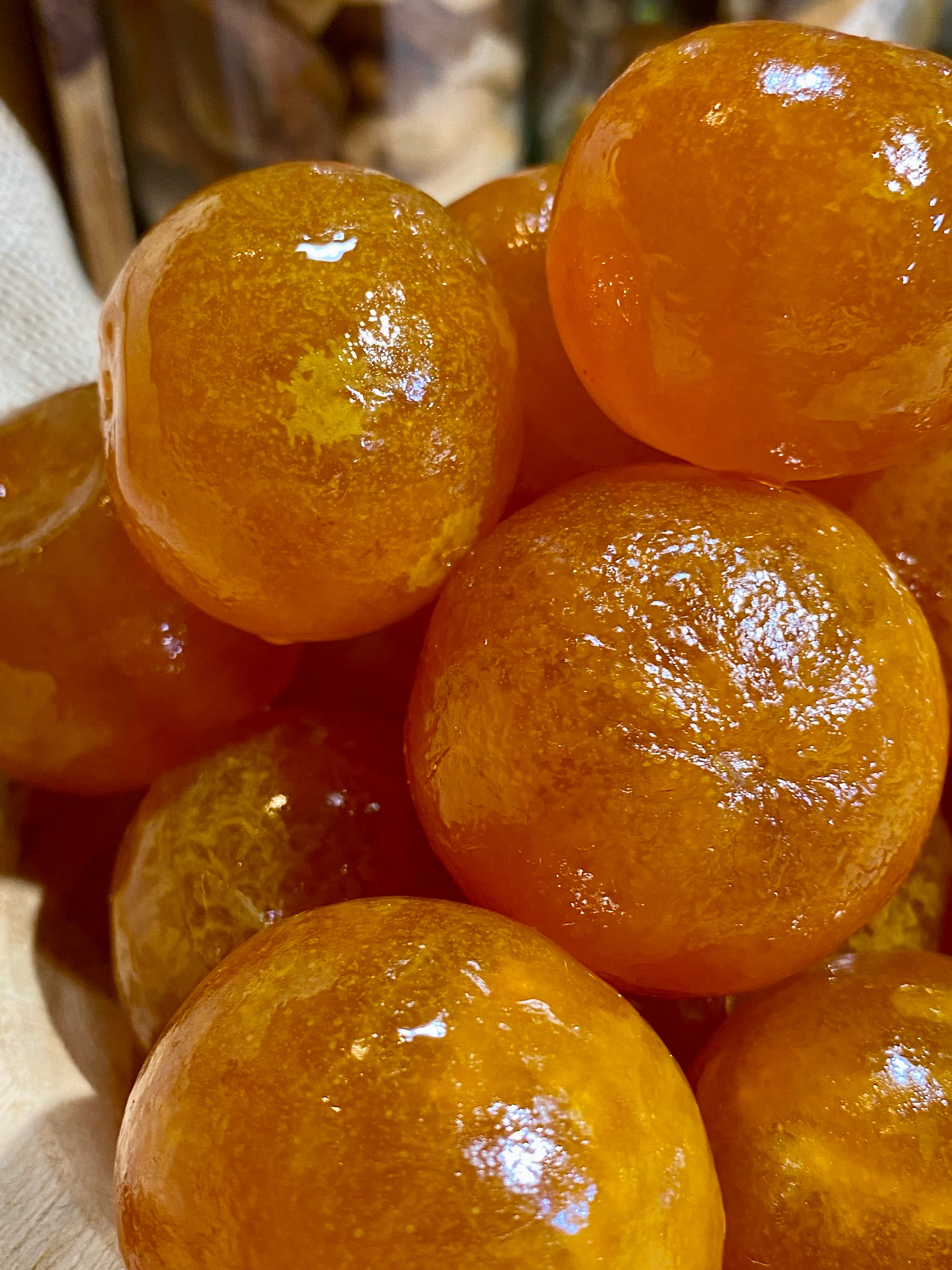 clémentines confites entières à texture fondante